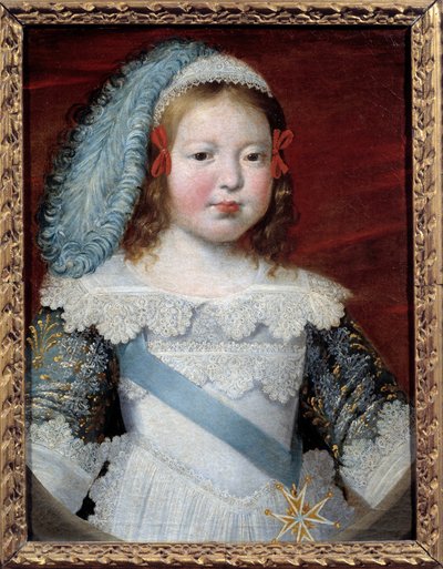 Portrait of the Dauphin, Future Louis XIV (1638-1715). Painting by Claude Deruet, 1641. Musee des Beaux Arts d