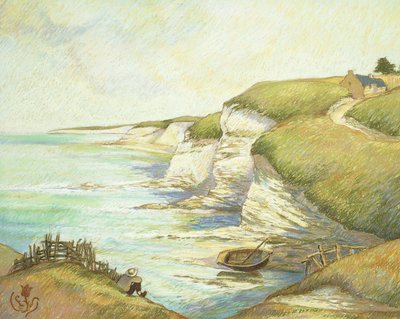 Cliffs in Brittany by Claude Emile Schuffenecker