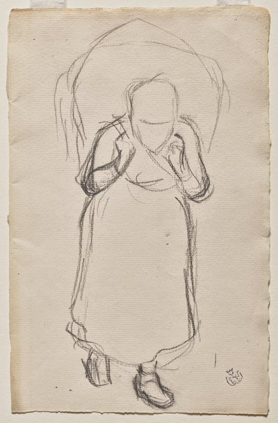 Study for Seaweed Gatherers, Yport by Claude Emile Schuffenecker