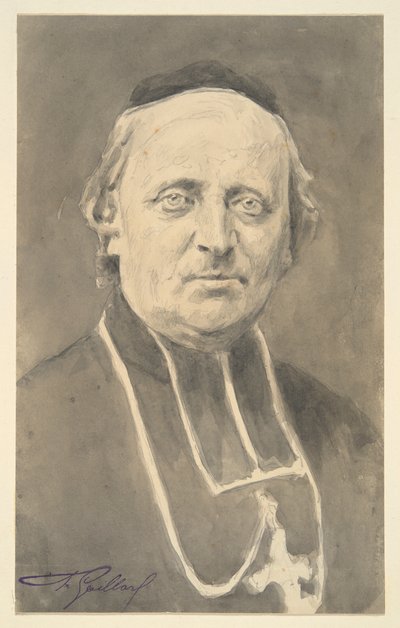 Monseigneur Felix-Arsene Billard, Bishop of Carcassone by Claude Ferdinand Gaillard
