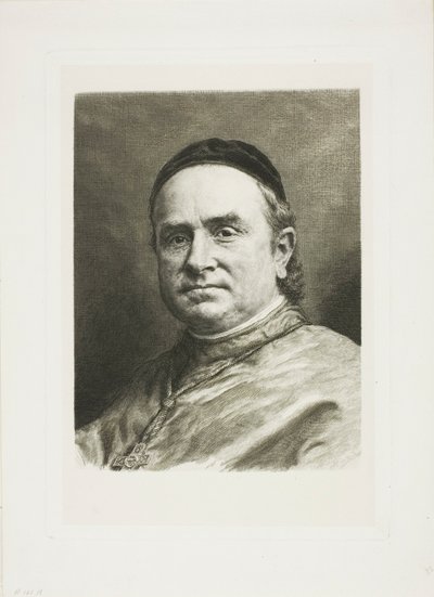 Monsignor Pie, Bishop of Poitiers by Claude Ferdinand Gaillard