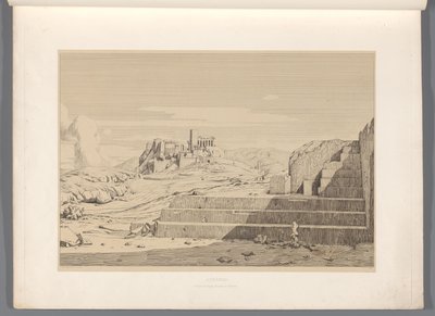 View of Athens by Claude Félix Théodore Caruelle d