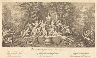 Feast of Diana Disrupted by Satyrs by Claude Gillot
