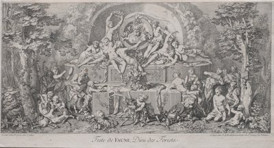 The Four Festivals: Festival of Faune by Claude Gillot