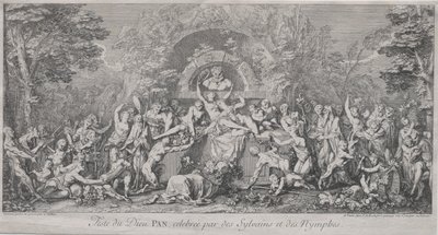 The Four Festivals: Festival of the God Pan by Claude Gillot