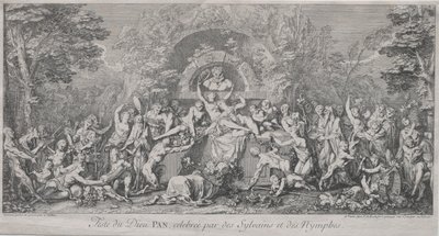 The Four Festivals: Festival of the God Pan by Claude Gillot