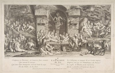 The Passion for Gambling by Claude Gillot