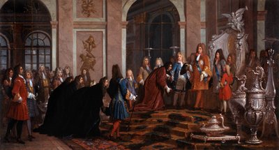 Reparation made to King Louis XIV by the Doge of Genoa by Claude Guy Halle