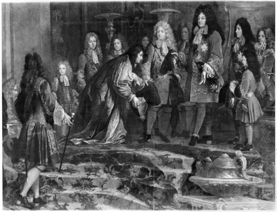 The Doge of Genoa Offering His Apologies to Louis XIV, 15th May 1685 (detail) by Claude Guy Halle