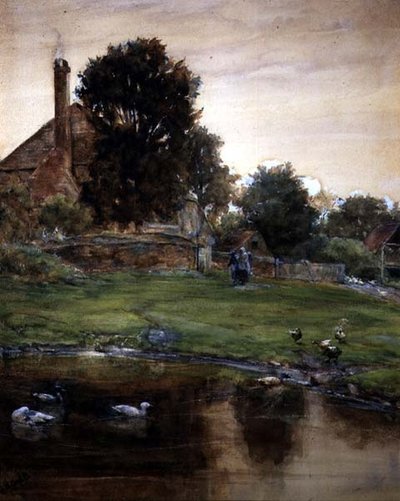 The Duck Pond by Claude Hayes
