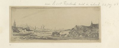 Landscape with a Coach by Claude Henri Watelet