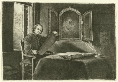 Portrait of Ponce-François Copette as Abraham Francen by Claude Henri Watelet