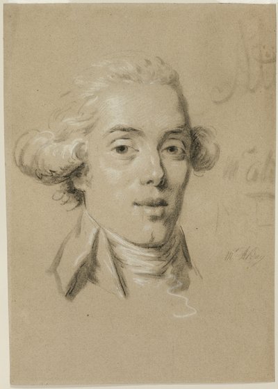 Portrait of a Young Man by Claude Jean Baptiste Hoin