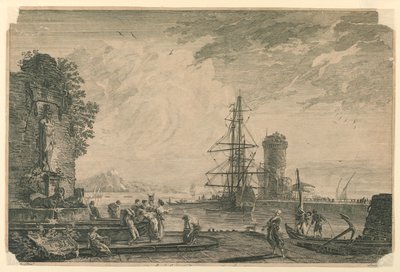 A Port (Port of Italy) by Claude Joseph Vernet