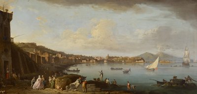 Naples, a View of the Bay from the South, c.1742 by Claude Joseph Vernet