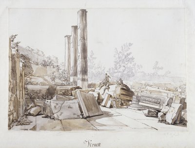 Ruins of the Temple of Serapis at Pozzuoli, 1750 by Claude Joseph Vernet