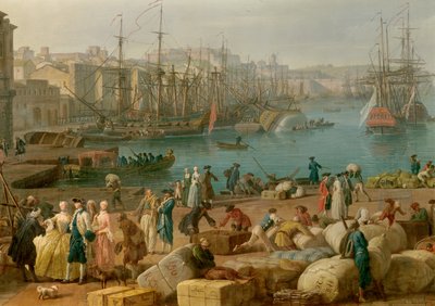 The Port of Marseille in the 18th Century (detail) by Claude Joseph Vernet