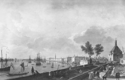 View of the Port of Bordeaux Seen from Chateau Trompette by Claude Joseph Vernet