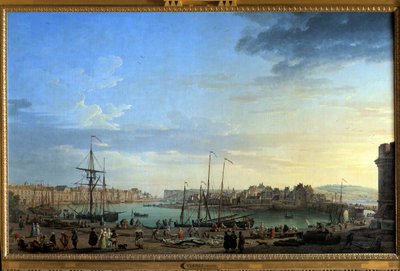 View of the Port of Dieppe by Claude Joseph Vernet