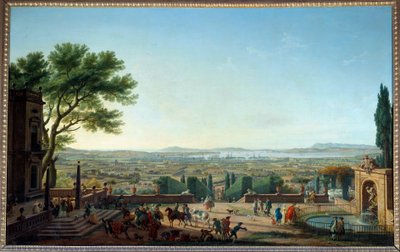 View of the Harbour and the City of Toulon by Claude Joseph Vernet