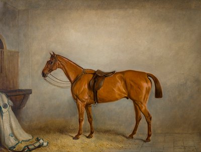 The Horse Planet in a stable by Claude L. Ferneley