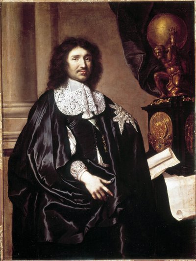 Jean Baptiste (Jean-Baptiste) Colbert (1619-1683), French statesman. by Claude Lefebvre