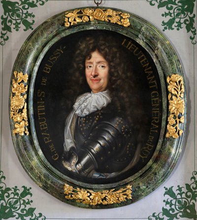 Portrait of Roger Bussy-Rabutin, Castle of Bussy-Rabutin by Claude Lefebvre