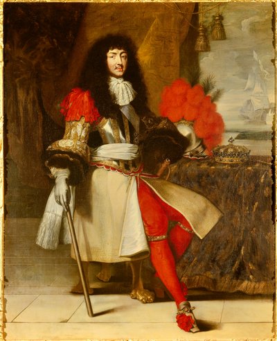 Portrait of Louis XIV, King of France and Navarre (1638-1715) - circa 1665-1670 by Claude Lefebvre