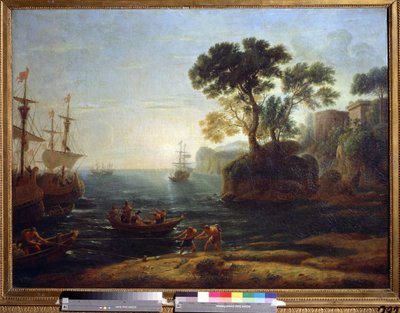 Arrival of Aeneas in Italy. Morning of the Roman Empire by Claude  Lorrain