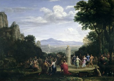 The Adoration of the Golden Calf by Claude Lorrain (1600 82)