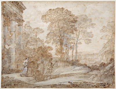 The Meeting between Venus and Aeneas by Claude Lorrain