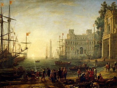 Seaport with Villa Medici by Claude Lorrain