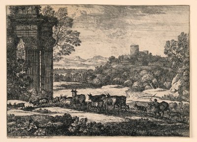 Cattle Driven Home Through a Storm by Claude Lorrain
