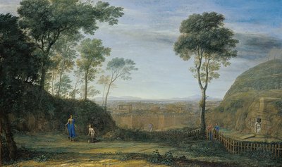 Christ appearing to St. Mary Magdalene (Noli me tangere) by Claude Lorrain