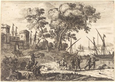 Coast Scene with an Artist by Claude Lorrain