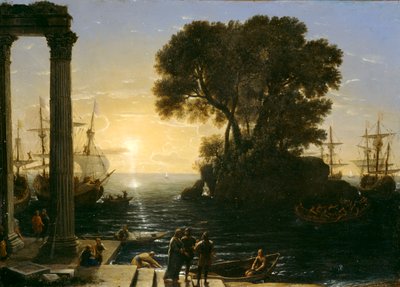 Coastal Scene with the Embarkation of Saint Paul by Claude Lorrain