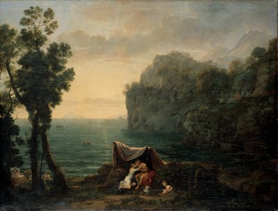 Coastal Landscape with Acis and Galatea by Claude Lorrain