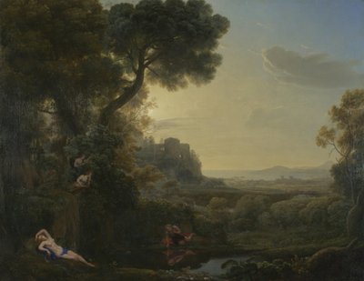 Landscape with Narcissus and Echo, 1644 by Claude Lorrain