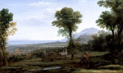 Landscape with St Philip Baptising the Eunuch by Claude Lorrain