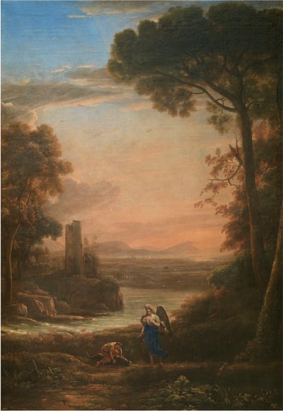 Landscape with Tobias and the Angel by Claude Lorrain