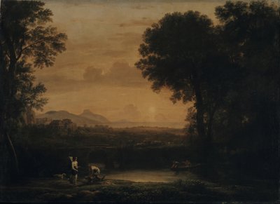 Landscape with Tobias and the Angel, 1663 by Claude Lorrain