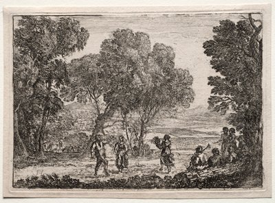 Landscape with a Country Dance by Claude Lorrain
