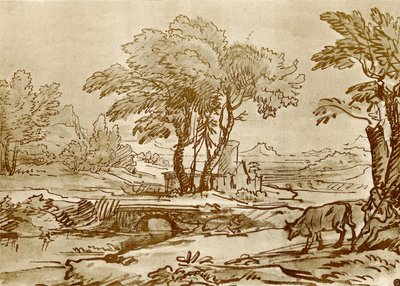 Landscape with Bridge by Claude Lorrain