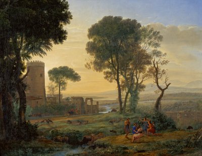 Landscape with the Flight into Egypt, c1646 by Claude Lorrain