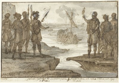 Meeting of Aeneas with Pallas, the Son of Evander by Claude Lorrain