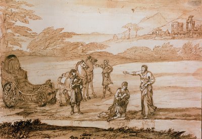 St. Philip Baptising the Eunuch by Claude Lorrain