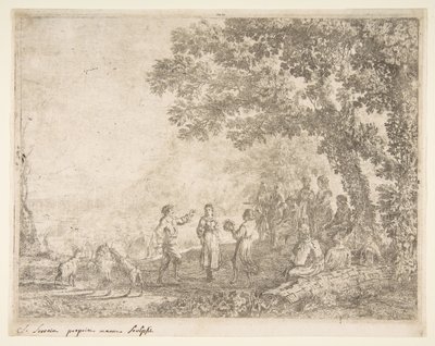 The Country Dance, ca. 1637 by Claude Lorrain