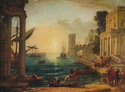 The Embarkation of the Queen of Sheba by Claude Lorrain