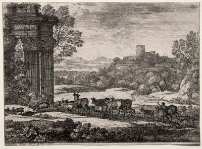 The Herd Returning in Stormy Weather by Claude Lorrain