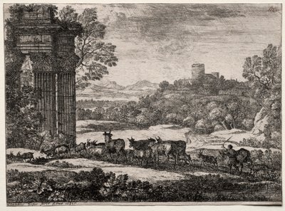 The Herd Returning in Stormy Weather by Claude Lorrain